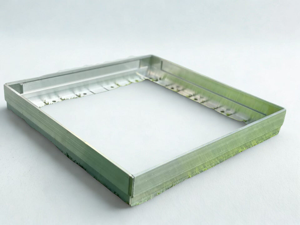 Aluminium edging squares 0.5m including corners – R2'ficial & Co